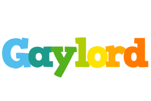 Gaylord rainbows logo