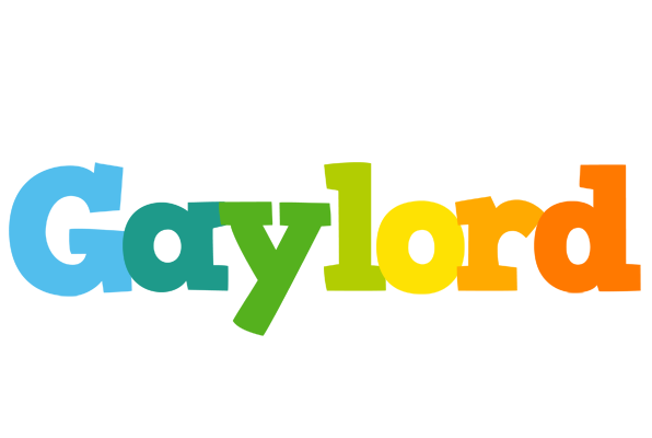 Gaylord rainbows logo