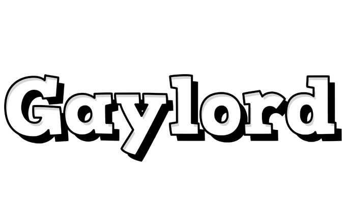 Gaylord snowing logo
