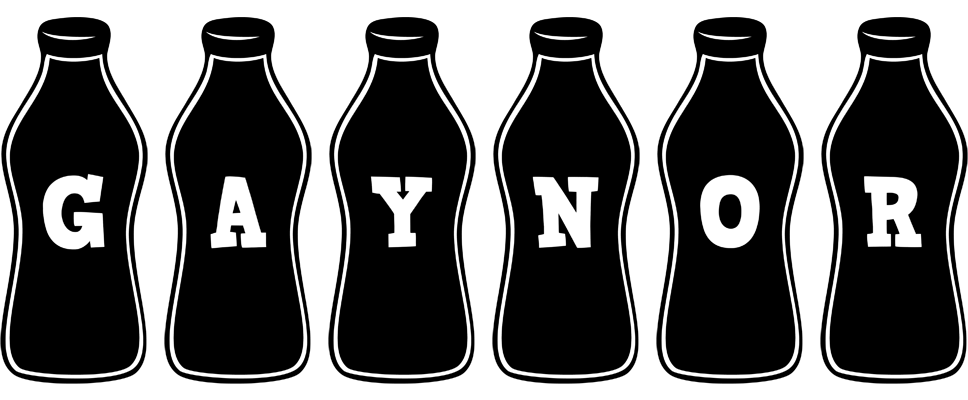 Gaynor bottle logo