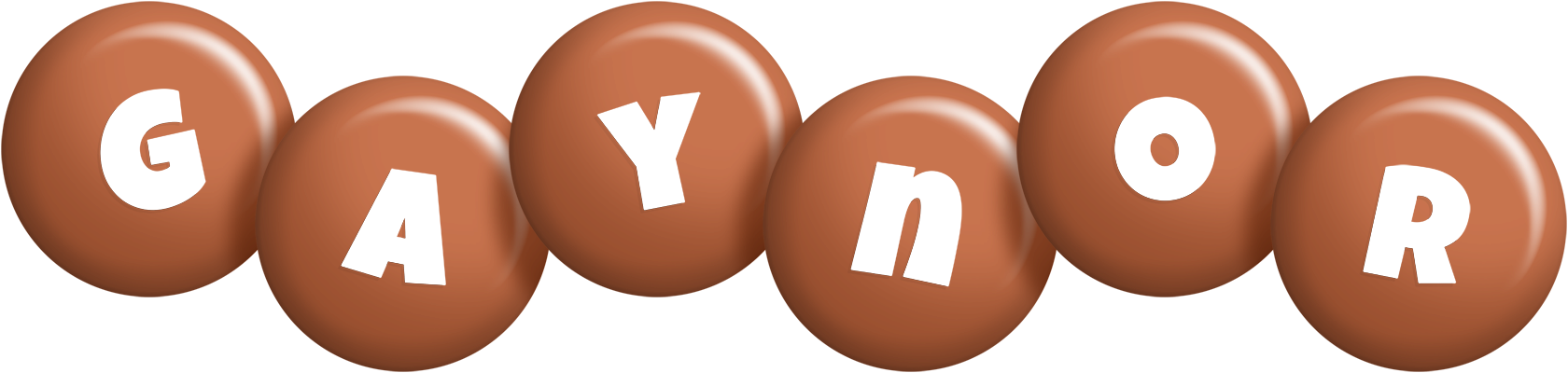 Gaynor candy-brown logo