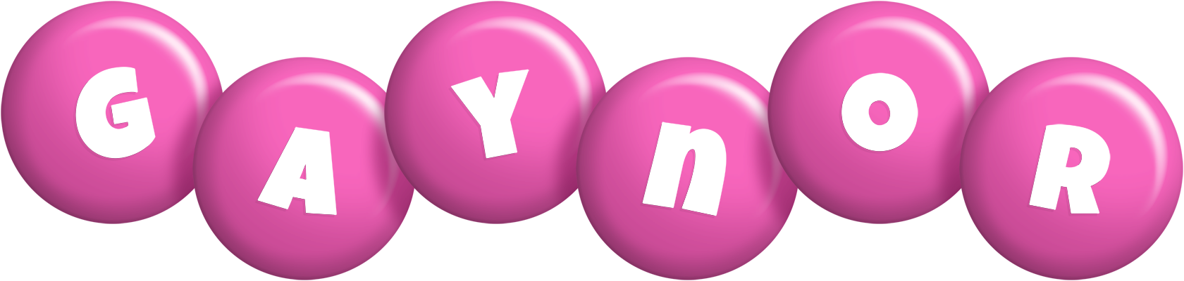 Gaynor candy-pink logo