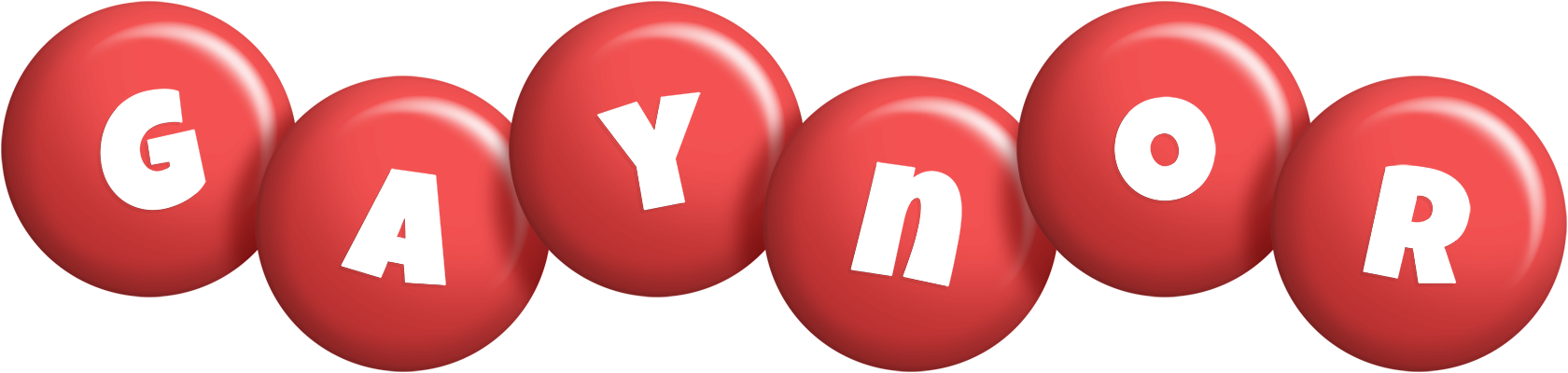 Gaynor candy-red logo
