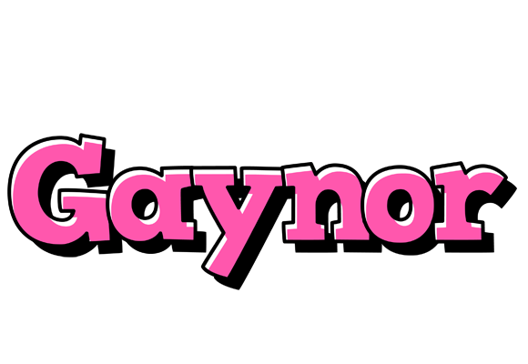 Gaynor girlish logo