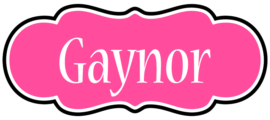 Gaynor invitation logo