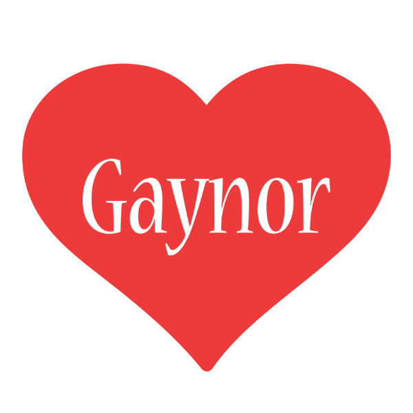 Gaynor love logo
