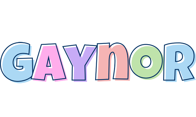 Gaynor pastel logo