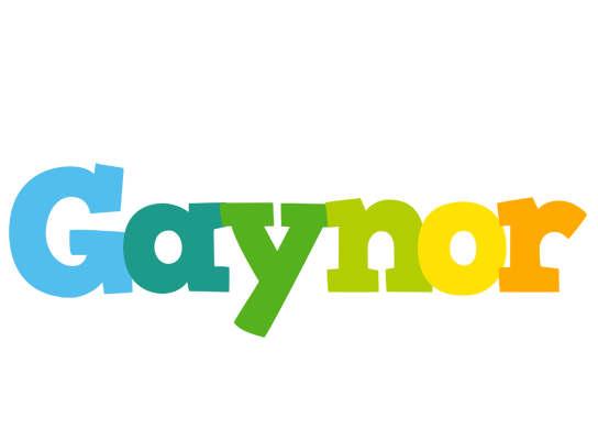 Gaynor rainbows logo