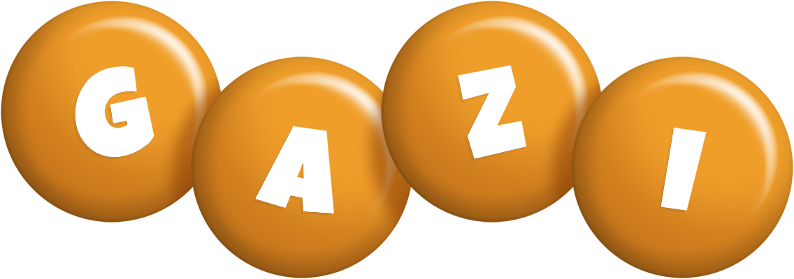 Gazi candy-orange logo