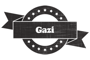 Gazi grunge logo
