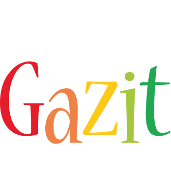 Gazit birthday logo