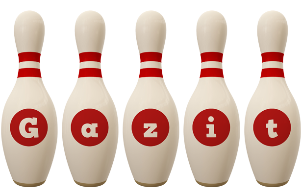Gazit bowling-pin logo
