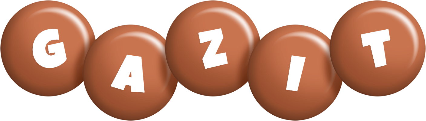 Gazit candy-brown logo