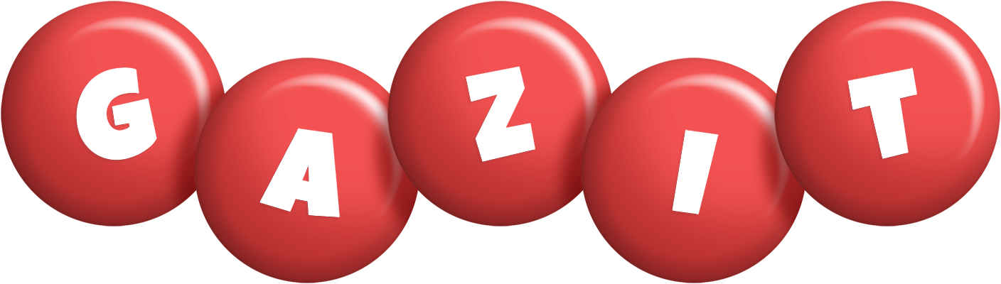 Gazit candy-red logo