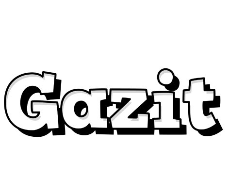 Gazit snowing logo