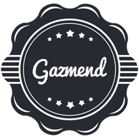 Gazmend badge logo