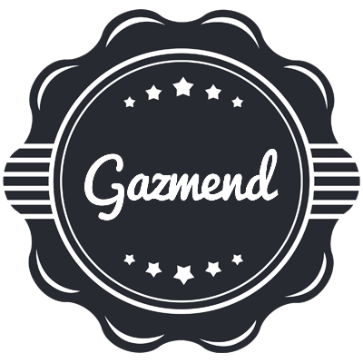 Gazmend badge logo