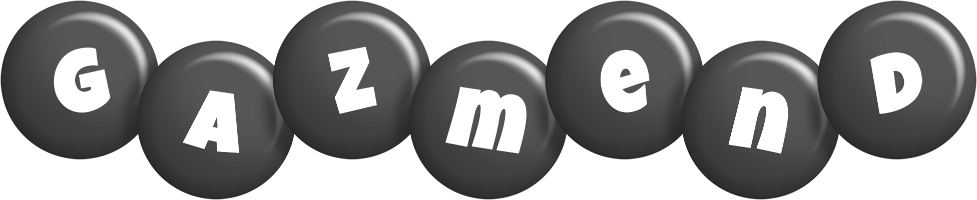 Gazmend candy-black logo