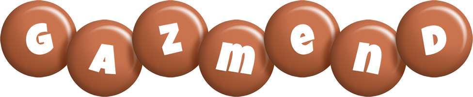 Gazmend candy-brown logo