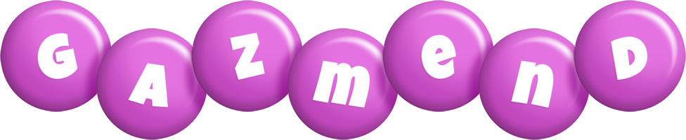 Gazmend candy-purple logo