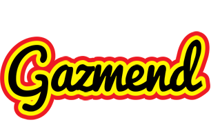 Gazmend flaming logo