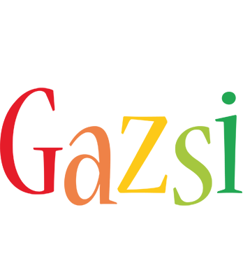Gazsi birthday logo