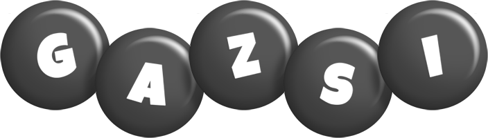 Gazsi candy-black logo