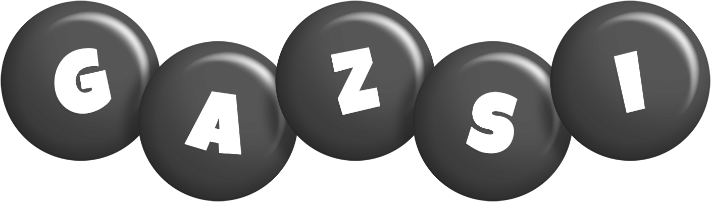 Gazsi candy-black logo