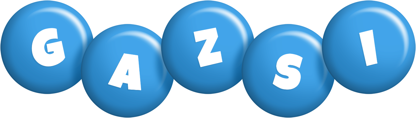 Gazsi candy-blue logo