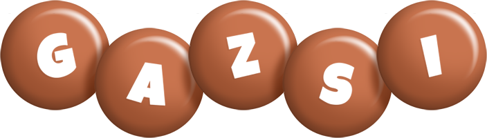 Gazsi candy-brown logo