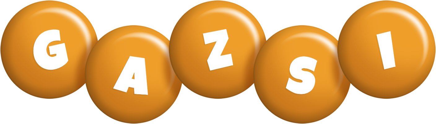 Gazsi candy-orange logo