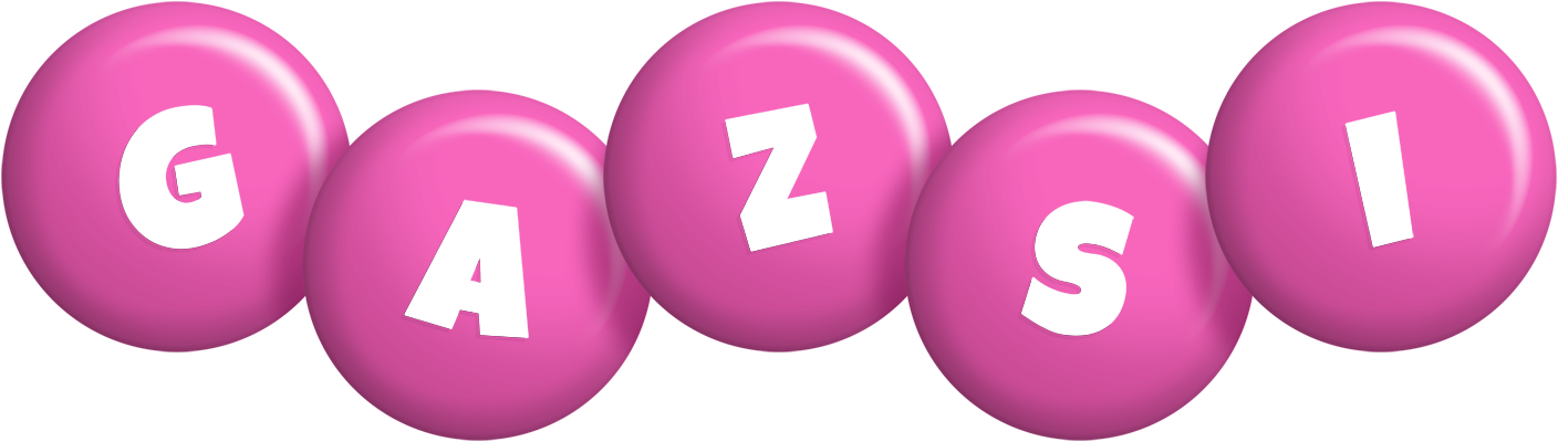 Gazsi candy-pink logo