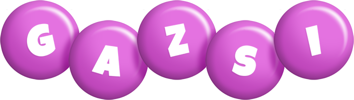 Gazsi candy-purple logo