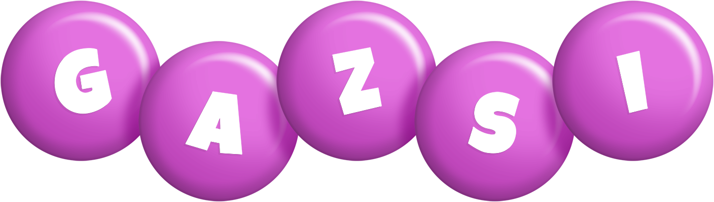 Gazsi candy-purple logo