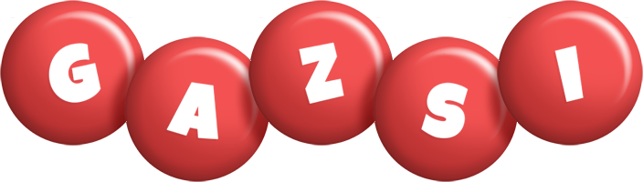 Gazsi candy-red logo