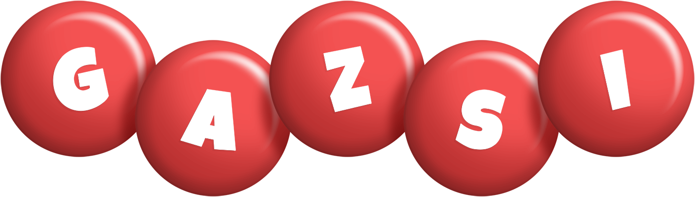 Gazsi candy-red logo