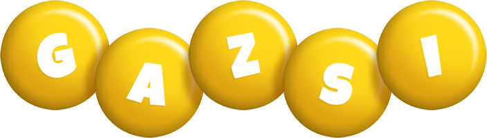 Gazsi candy-yellow logo