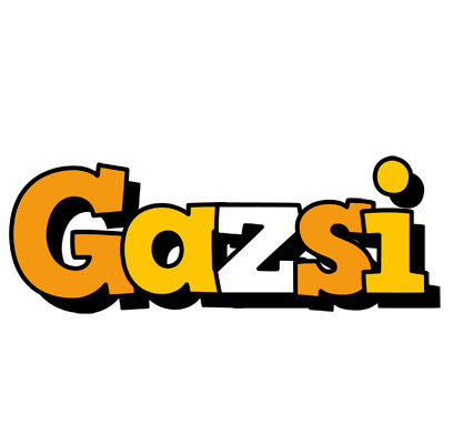 Gazsi cartoon logo
