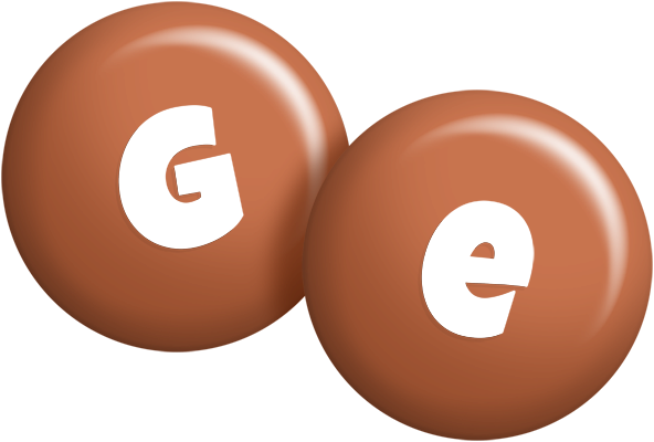 Ge candy-brown logo
