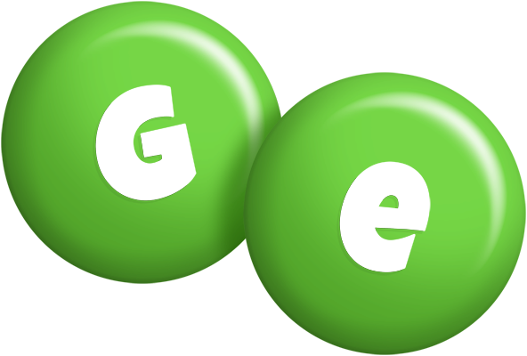 Ge candy-green logo