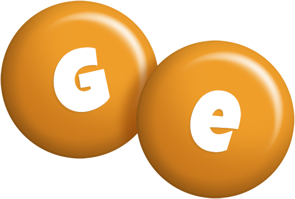 Ge candy-orange logo