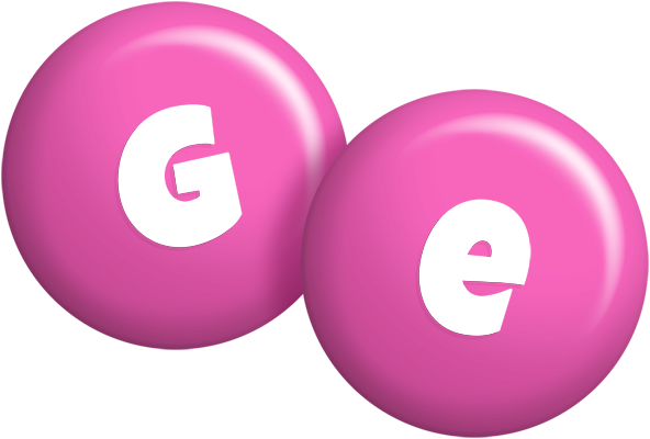 Ge candy-pink logo
