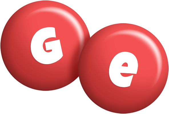 Ge candy-red logo
