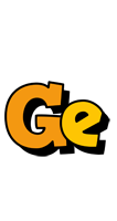 Ge cartoon logo