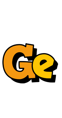 Ge cartoon logo