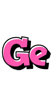 Ge girlish logo