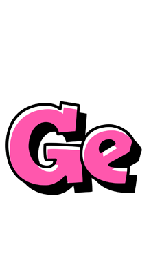 Ge girlish logo