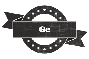 Ge grunge logo
