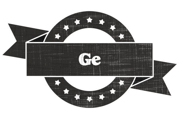Ge grunge logo
