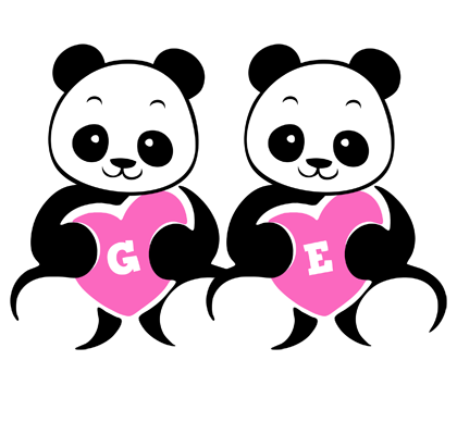 Ge love-panda logo
